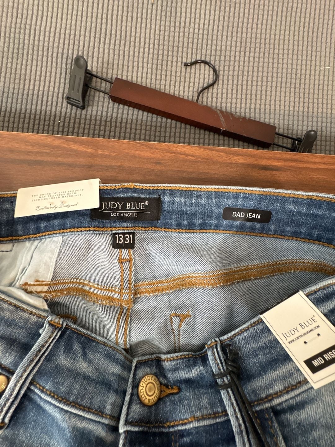 Judy Blue Mid-Rise Dad Jean Style Jb82540md — image 5 of 6